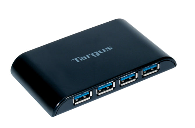 HUB 4 PUERTOS USB 3.0 WINDOWS PERP Y MAC ALIMENTACION USB NEGRO