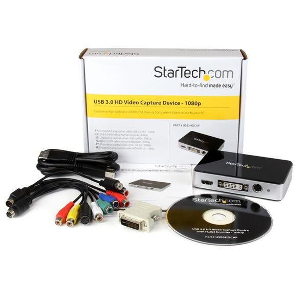 CAPTURADORA VIDEO USB 3.0 HDMI CABL DVI VGA Y COMPONENTES HD 1080P .