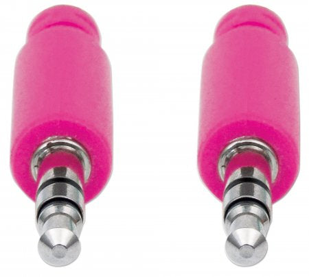 INTRACOM CABLE ESTEREO A IPOD M-M 1.0M CABL TEXTIL ROSA/MORADO 1.0M BLISTER
