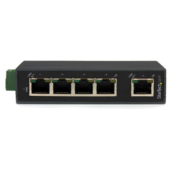 STARTECH CONSIG CONMUTADOR ETHERNET 5 PUERTOS PERP SWITCH IP30 PARA RIEL DIN