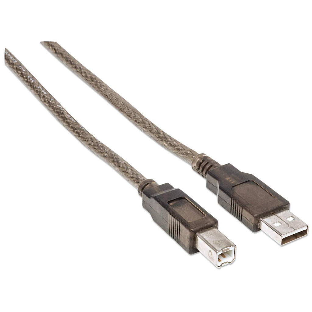 INTRACOM CABLE USB A-B 11.0M EXTENSION CABL ACTIVA IMPRESORA PLATA