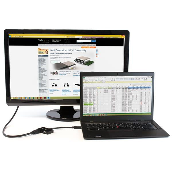 Adaptador convertidor DisplayPort a HDMI o VGA StarTech.com