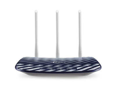 Router TP-Link Fast Ethernet de Banda Dual Archer C20 AC750, Inalámbrico, 433Mbit/s, 5x RJ-45, 2.4/5GHz, con 3 Antenas Externas