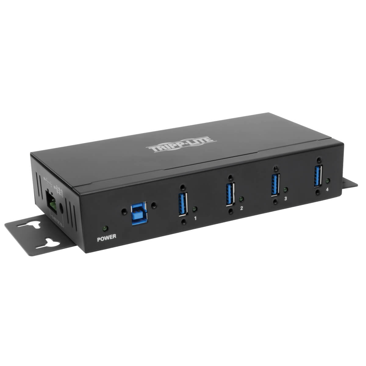 TRIPPLITE CONSIG. ROBUSTO HUB INDUSTRIAL USB CABL 3.0 4 PUERTOS INMUNIDAD ESD 20KV