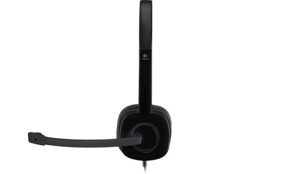 Auriculares Logitech H151, Cableado, Estereo, Negro, Binaural, Supra aural