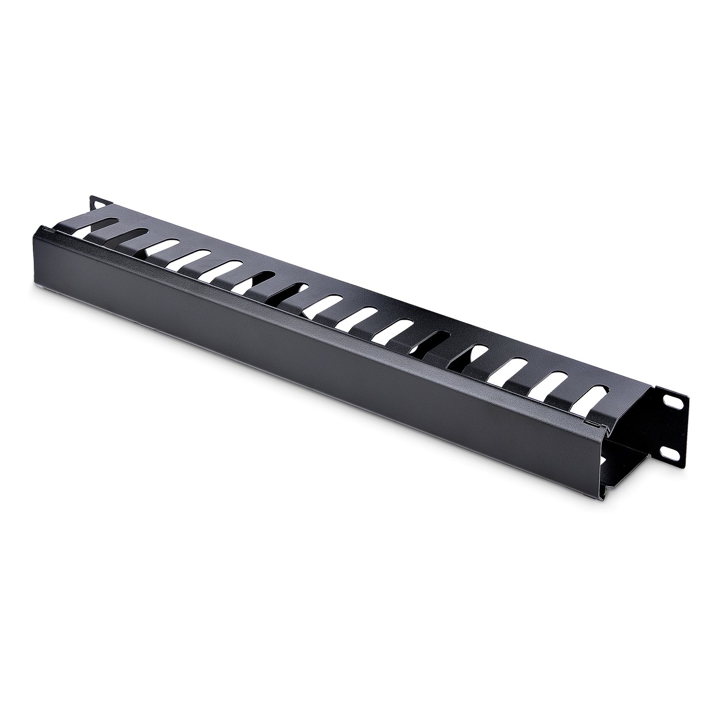 STARTECH CONSIG PANEL CANALETA HORIZONTAL 1U 2PST CON CUBIERTA RACK