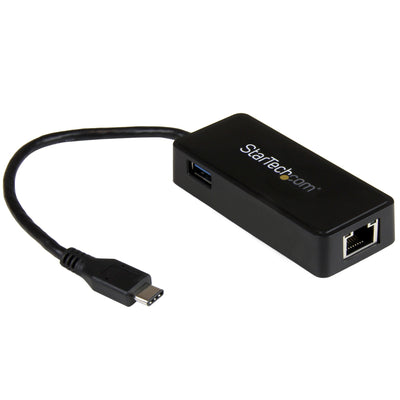 STARTECH CONSIG ADAPTADOR DE RED GIGABIT USB-C CABL CON PUERTO USB EXTRA
