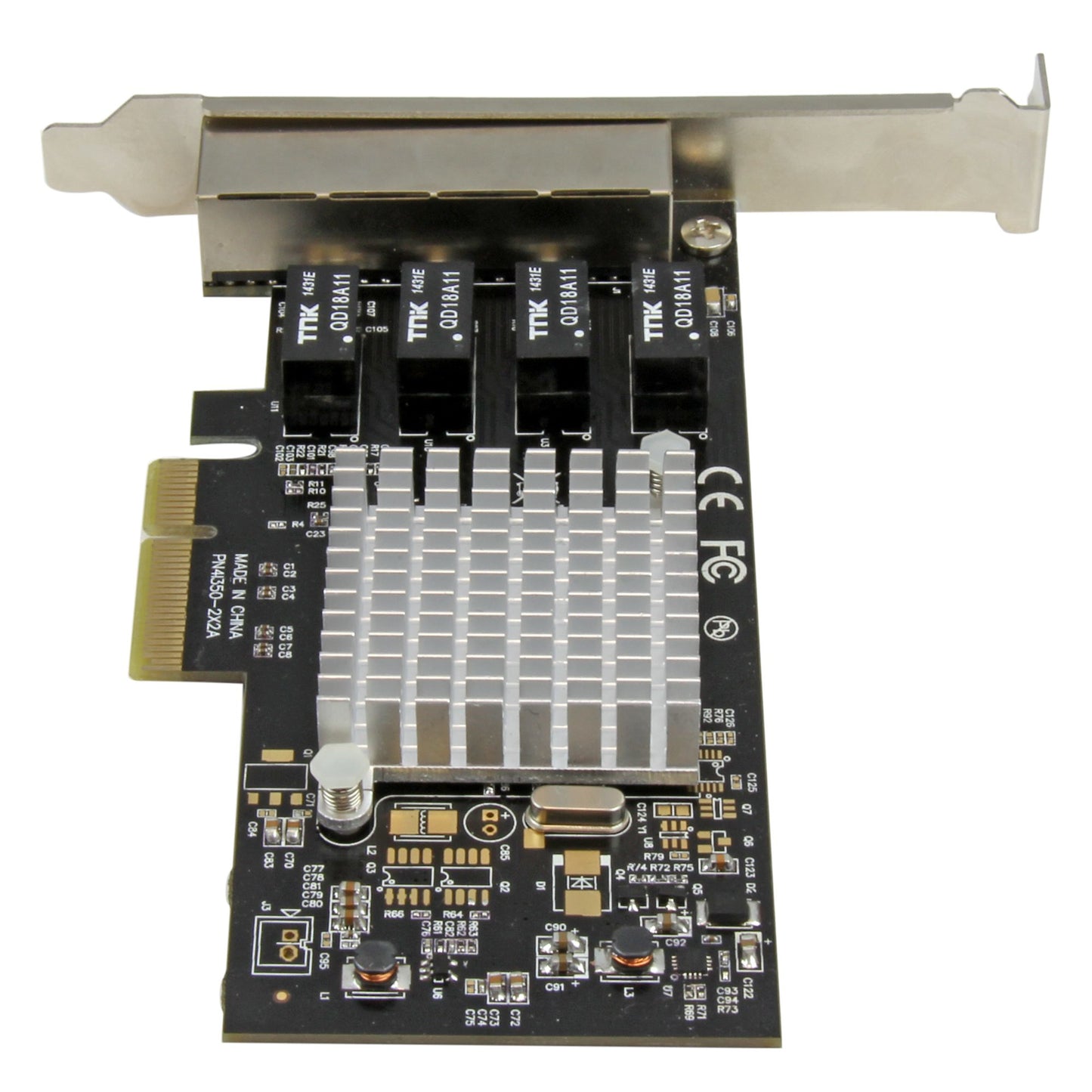Tarjeta de Red StarTech.com PCI Express Ethernet Gigabit con 4 Puertos RJ-45 Chipset Intel i350