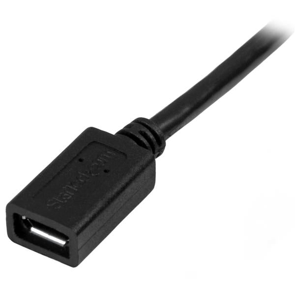 CABLE 50CM MICRO USB EXTENSOR ADAP ALARGADOR MACHO A HEMBRA .