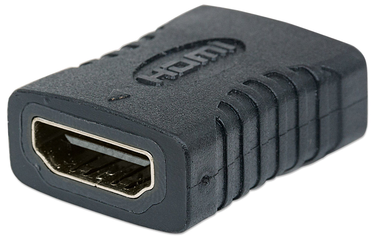 Cople HDMI hembra a hembra - 1 x 19-pin HDMI (Type A) Digital Audio/Video Female - Oro Contacto - Negro