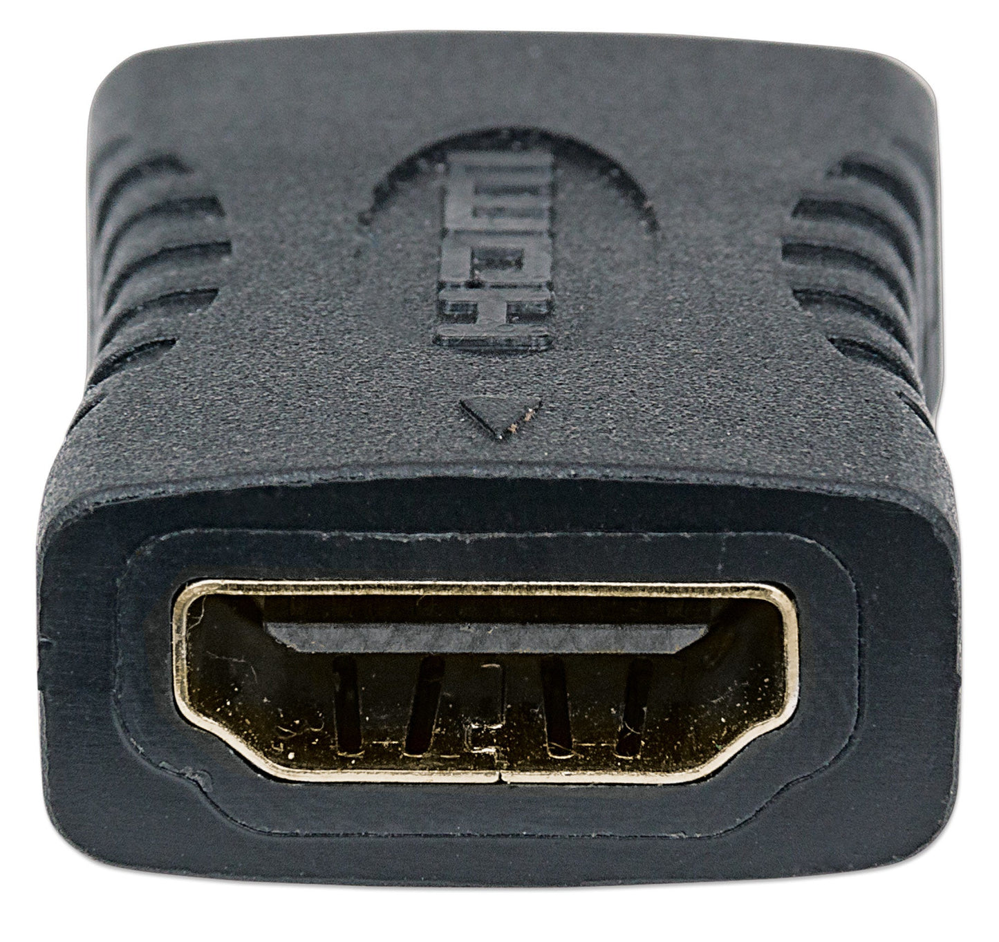 Cople HDMI hembra a hembra - 1 x 19-pin HDMI (Type A) Digital Audio/Video Female - Oro Contacto - Negro