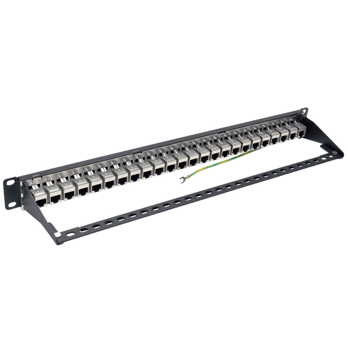 TRIPPLITE CONSIG. PANEL CONEXIONES ALIMENTACION ACCS CAT6A RJ45 STP 24 PUERTOS 1U RACK