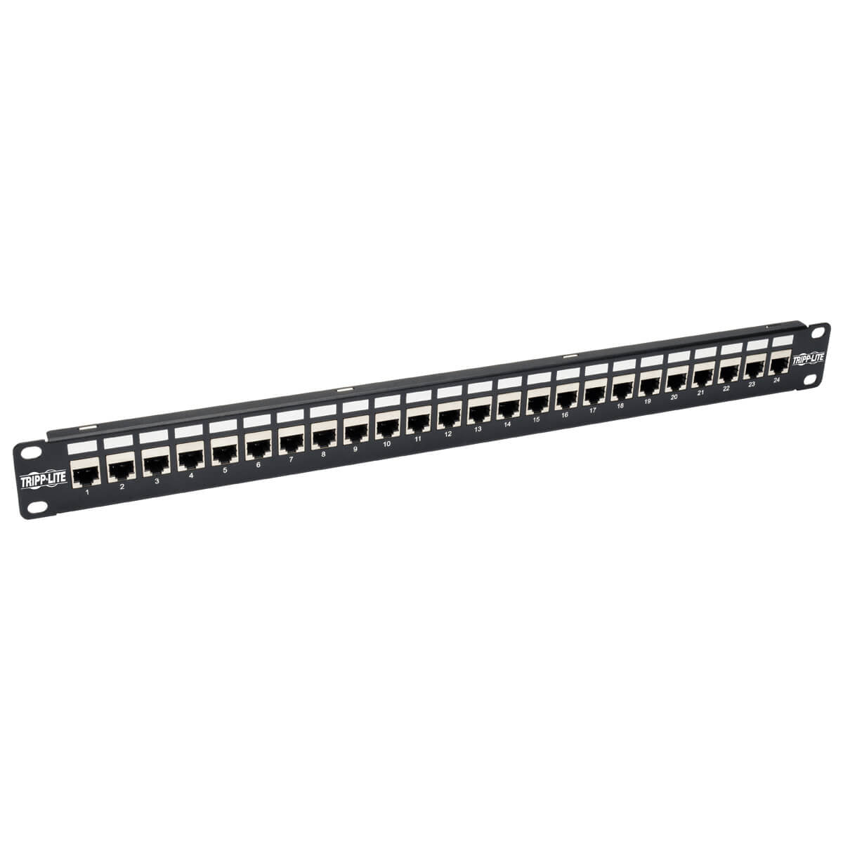 TRIPPLITE CONSIG. PANEL CONEXIONES ALIMENTACION ACCS CAT6A RJ45 STP 24 PUERTOS 1U RACK