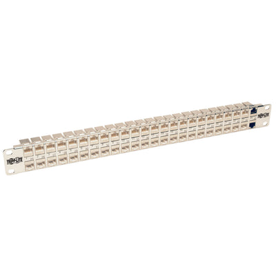 TRIPPLITE CONSIG. PANEL CONEXIONES ALIMENTACION ACCS CAT6A RJ45 STP 48 PUERTOS 1U RACK