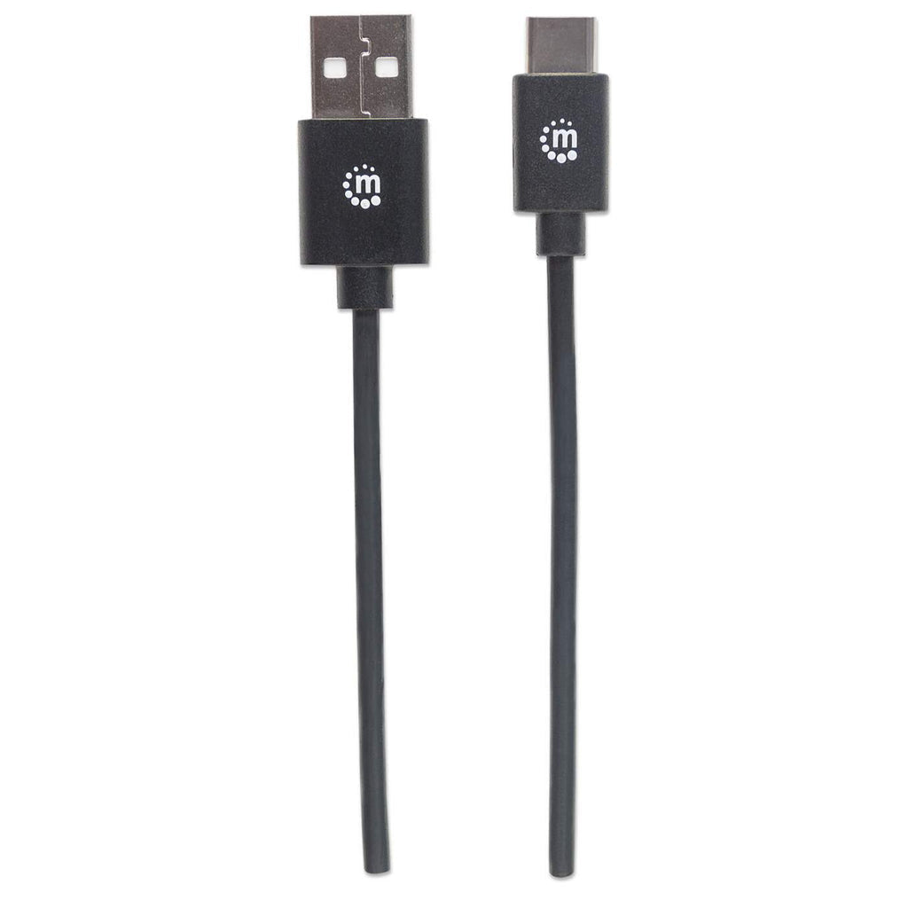 INTRACOM CABLE USB C 1M C MACHO - A MACHCABL NEGRO