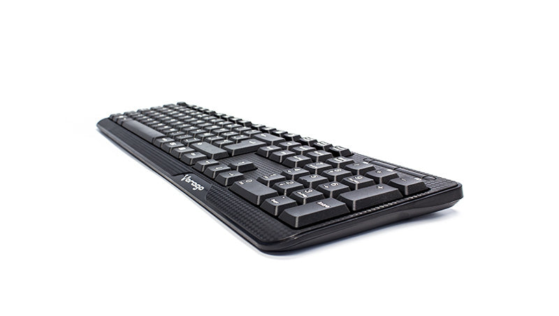 AC-445896-1 Teclado Vorago Multimedia KB-102, Alámbrico, USB, Negro (Español)