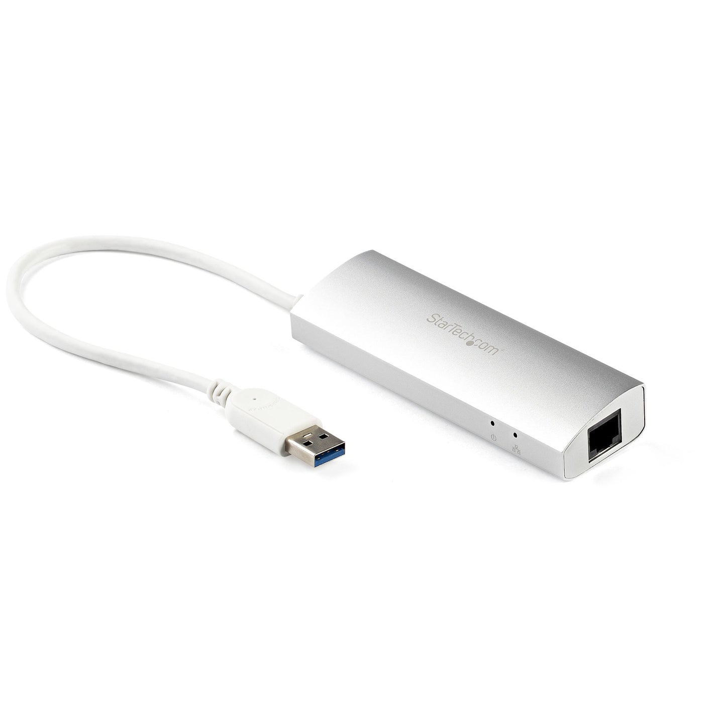 HUB USB 3.0 PORTATIL CON CABL CABLE 3 PUERTOS USB Y RED