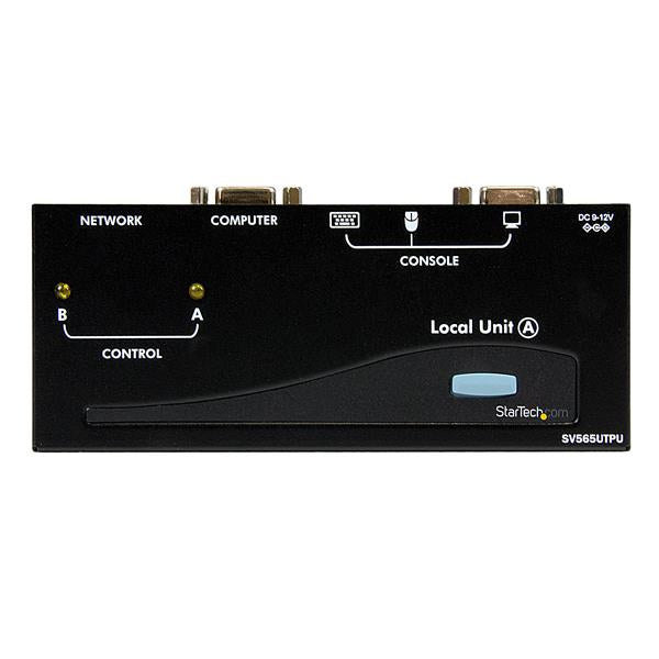 StarTech Extensor de Consola KVM USB por Cable Ethernet Cat5 UTP RJ45, 150m, 2 Computadores, 1 Usuario local y 1 Usuario remotos