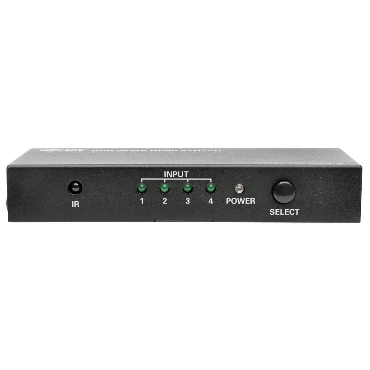 Switch de Video Tripp Lite B119-004-UHD 4x HDMI Hembra - HDMI Hembra, Negro
