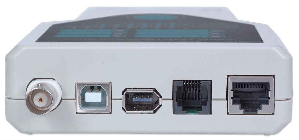 IC INTRACOM PROBADOR DE CABLE RED 5 EN 1 CABL RJ11 / RJ45 / USB / BNC / FIREWIRE