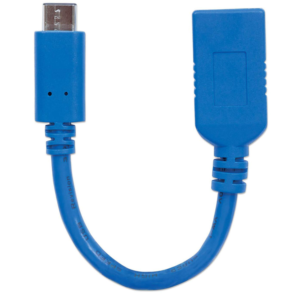 INTRACOM CABLE ADAPTADOR CONVERTIDOR CABL USB-C 3.1 A USB-A 3.0 MACHO-HEMBRA
