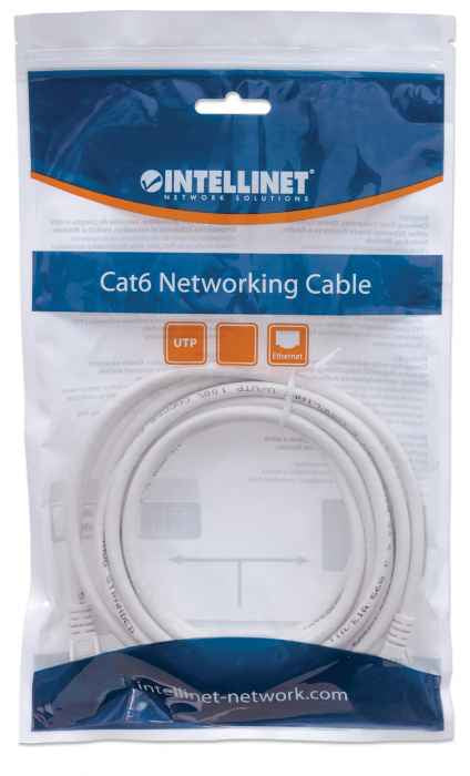 IC INTRACOM CABLE DE RED PATCH CAT6 CABL RJ45 0.15M BLANCO