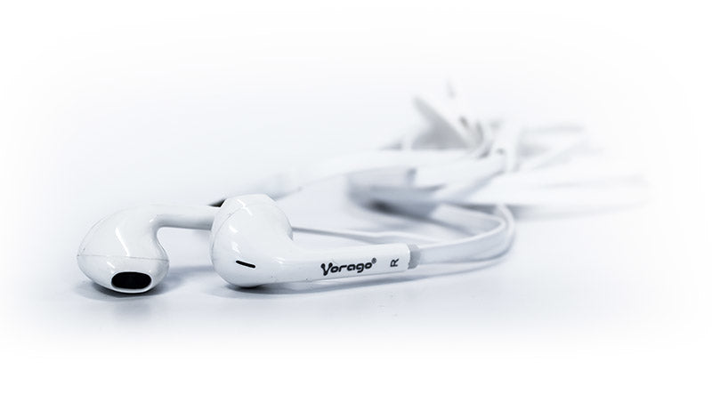 VORAGO AUDIFONO VORAGO EP-201 BLANCO ACCS CON MICROFONO