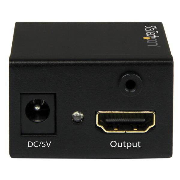 StarTech Amplificador de Señal HDMI, Booster de Señal, 35m, 1080p, 1920 x 1080, 35.05m Distancia máxima de funcionamiento, 1 Entrada y 1 Salida HDMI