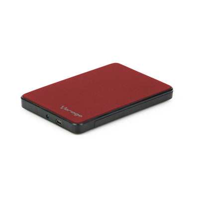AC-475885-3 Vorago Gabinete de Disco Duro HDD-102, 2.5'', 2TB, SATA - USB 2.0, Rojo