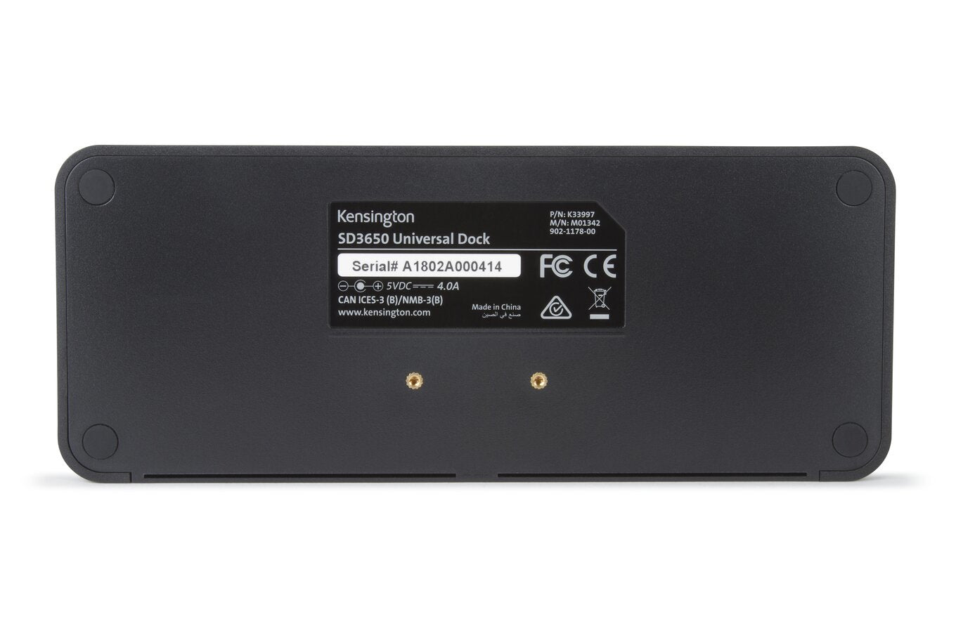 KENSINGTON DOCKINGSTATION SD3650 UNIVERSALDOCK DISPLAYPORTHDMI USB3.0 DUAL2K UNIV