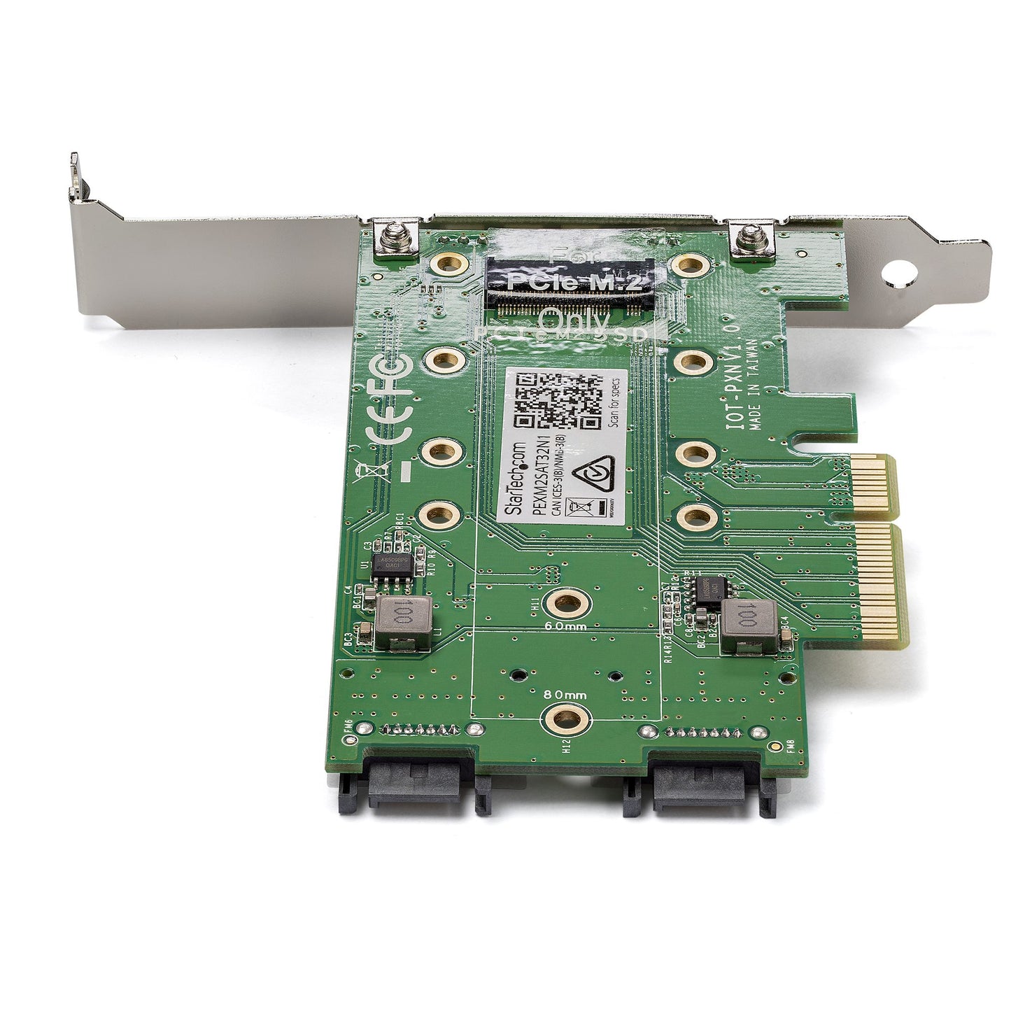 STARTECH CONSIG TARJETA ADAPTADORA PCI EXPRESS INT 3 PUERTOS M.2 1XNVME 2XSATA