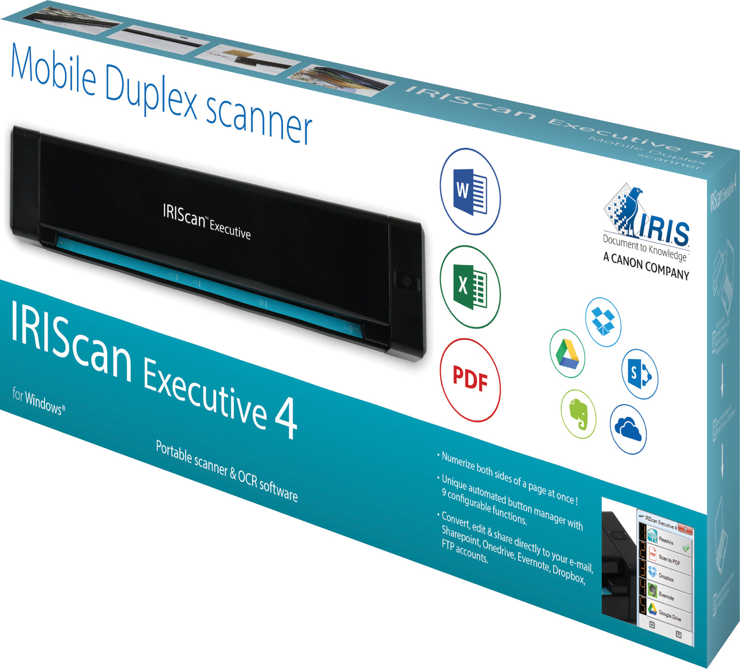 IRIS ESCANER IRISCAN EXECUTIVE PERP 4 DUPLEX - 8PPM WIN ISCA4-000244 IRIS Escaner IRISCAN Executive 4, Duplex / Doble Cara, 8 PPM WIN / MAC 4 DUPLEX - 8PPM WIN ISCA4-000244