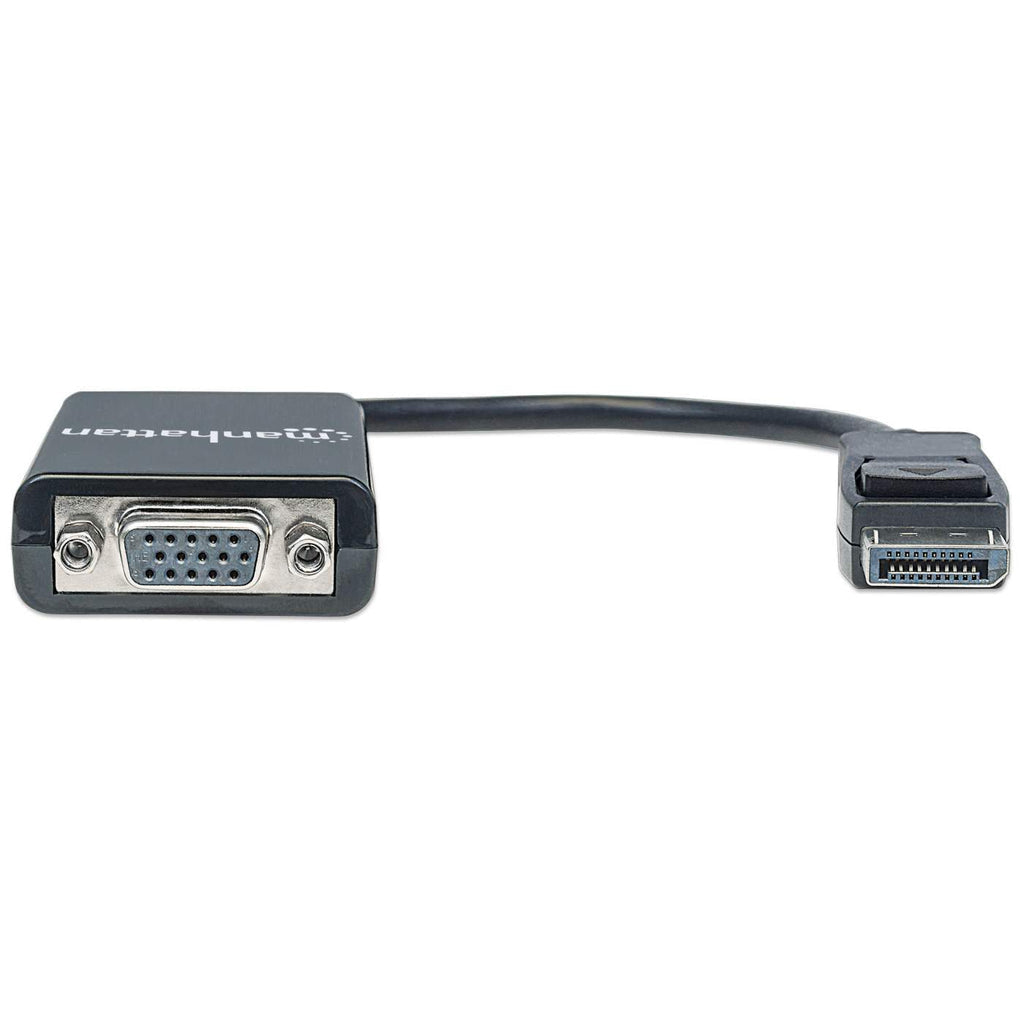 Adaptador convertidor DisplayPort Macho a VGA Hembra HD15 Manhattan