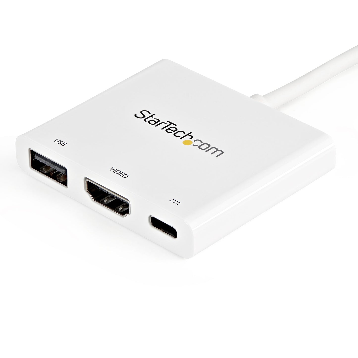 STARTECH CONSIG ADAPTADOR USB-C A HDMI 4K DOCK REPLICADOR DE PUERTOS BLANCO