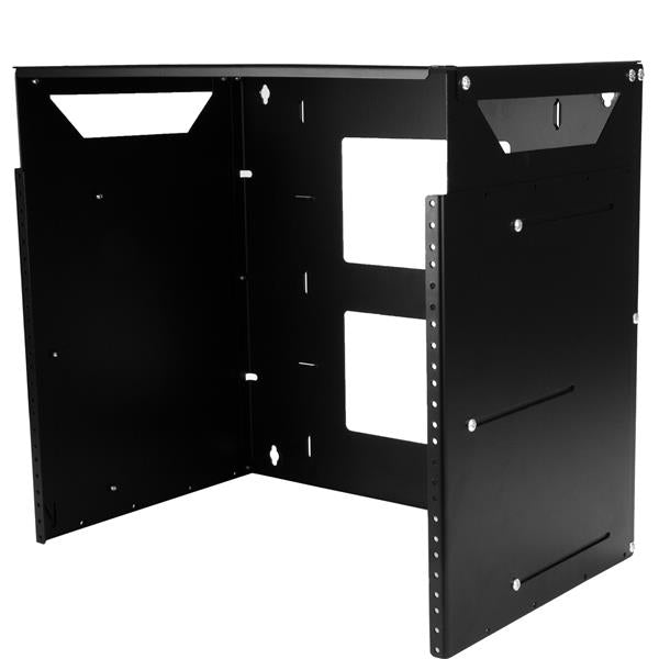 STARTECH CONSIG GABINETE RACK DE PARED RACK CON ESTANTE INCORPORADO 8U