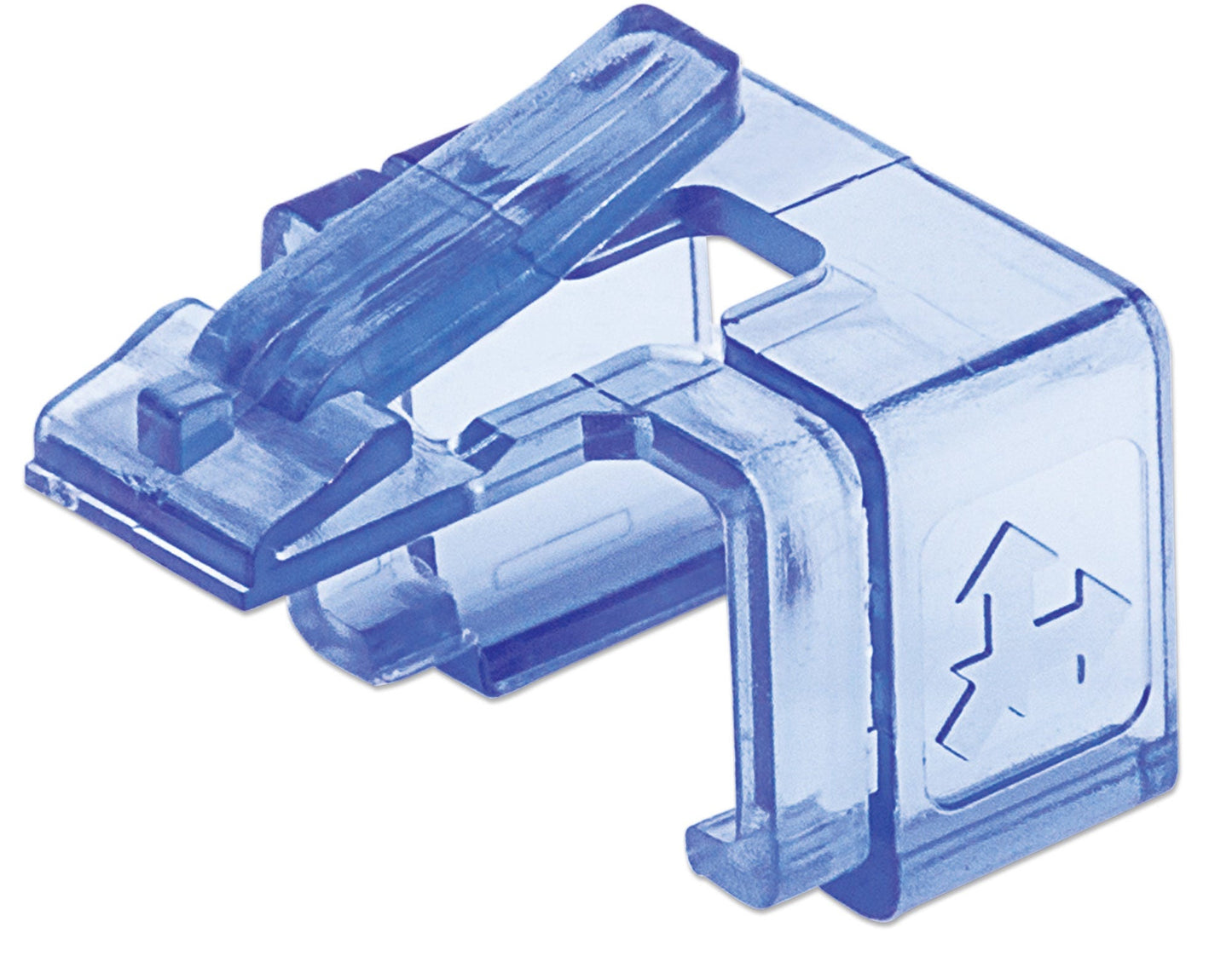 IC INTRACOM PLUG RJ45 CLIP REPUESTO AZUL CABL 50 PZAS