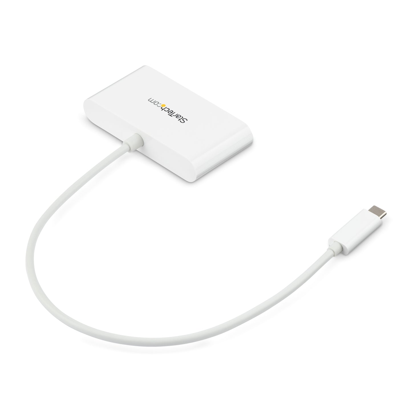 Concentrador USB 3.0 STARTECH, de 3 Puertos con USB-C y Ethernet Gigabit, y 1 puerto de red, color blanco