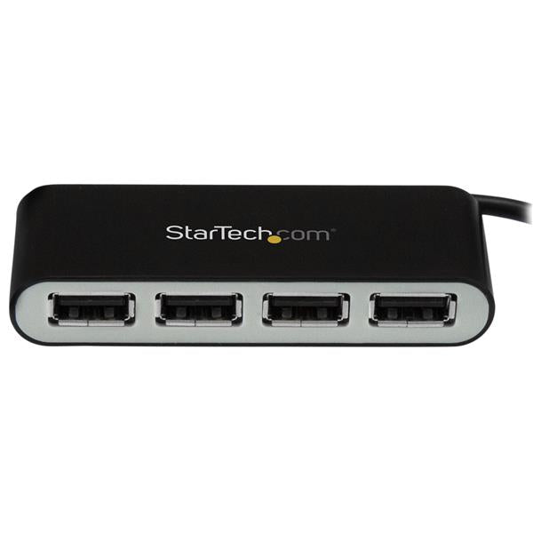 STARTECH CONSIG HUB USB 2.0 4 PUERTOS CON CABL PERP E INTEGRADO