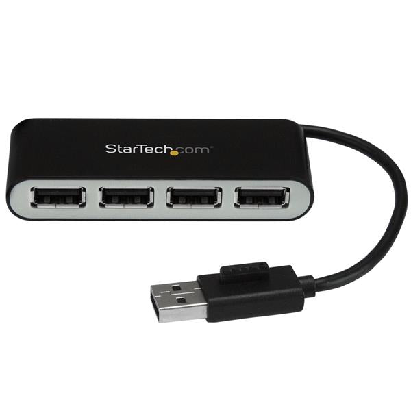 STARTECH CONSIG HUB USB 2.0 4 PUERTOS CON CABL PERP E INTEGRADO