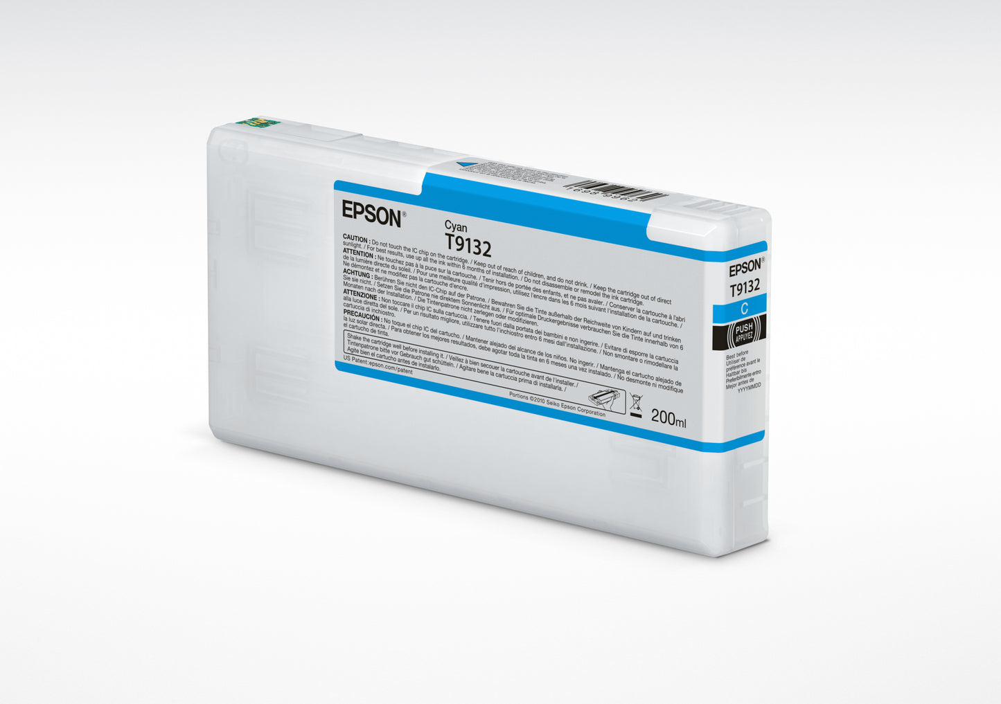 T913200 Cartucho Epson UltraChrome HD T913 Cian, 200ml
