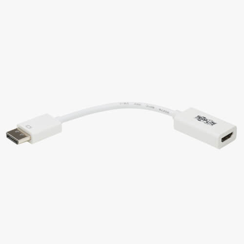 Adaptador Tripp Lite P136-06N-H2V2, DisplayPort 1.2 Macho - HDMI Hembra, 15cm, Blanco