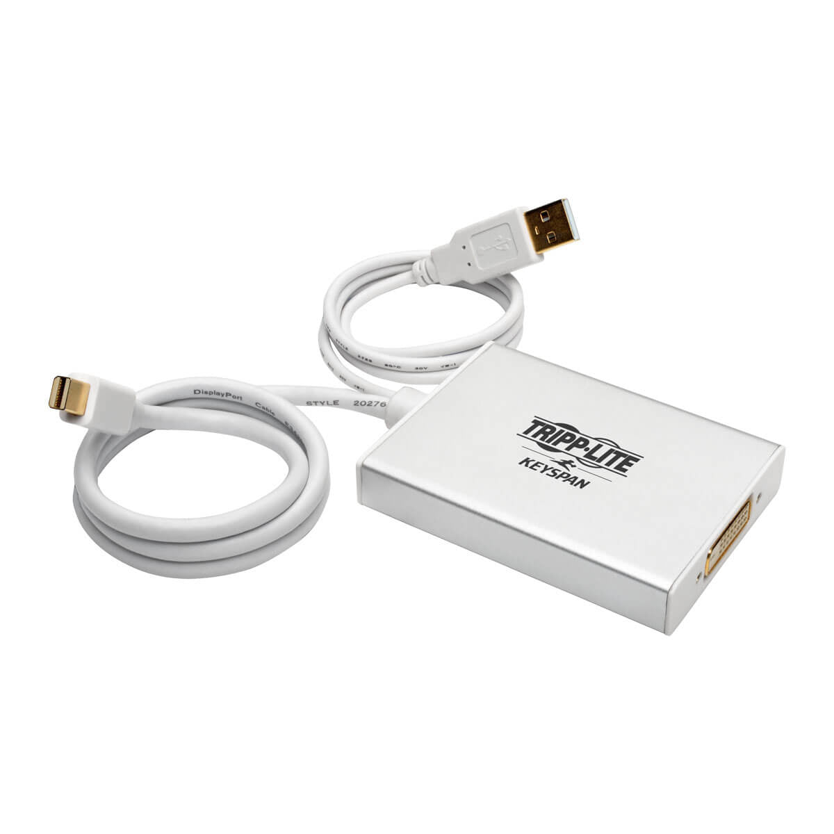 Adaptador Tripp Lite P137-06N-DVI-DL, Displayport Macho - DVI hembra de Doble Enlace, Blanco