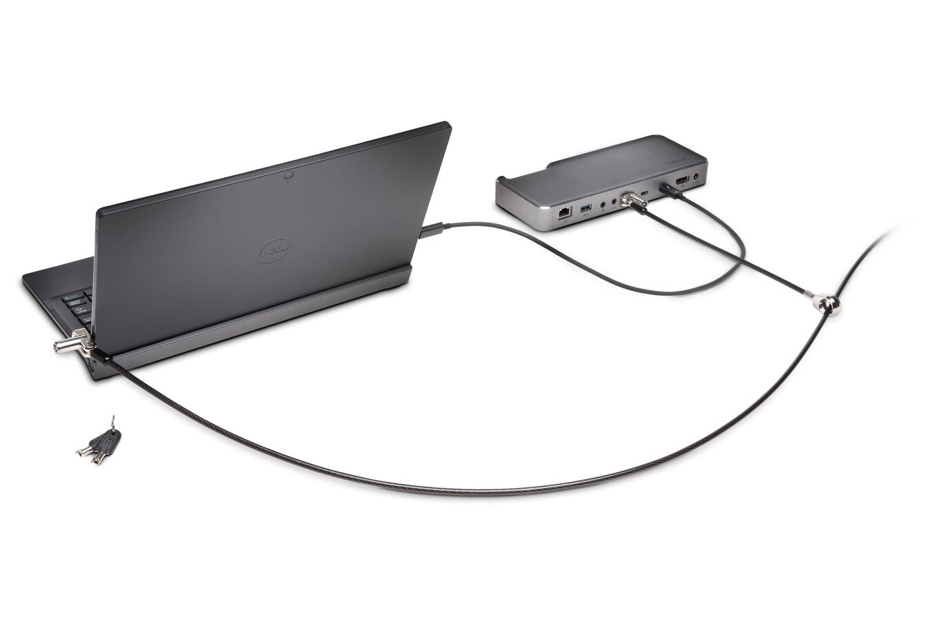 Kensington Candado de Llave para Laptops N17, 1.8 Metros, Negro