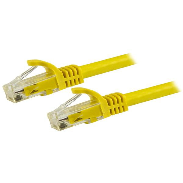 STARTECH CONSIG CABLE RED 4.2M AMARILLO CAT6 E CABL ETHERNET GIGABIT SIN ENGANCHES