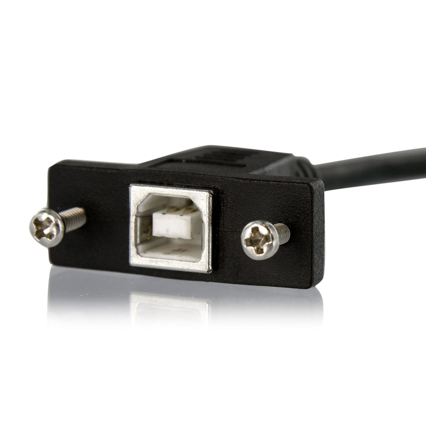 STARTECH CONSIG CABLE 0.3M EXTENSOR USB B ADAP MONTAJE EN PANEL HEMBRA A MACHO .