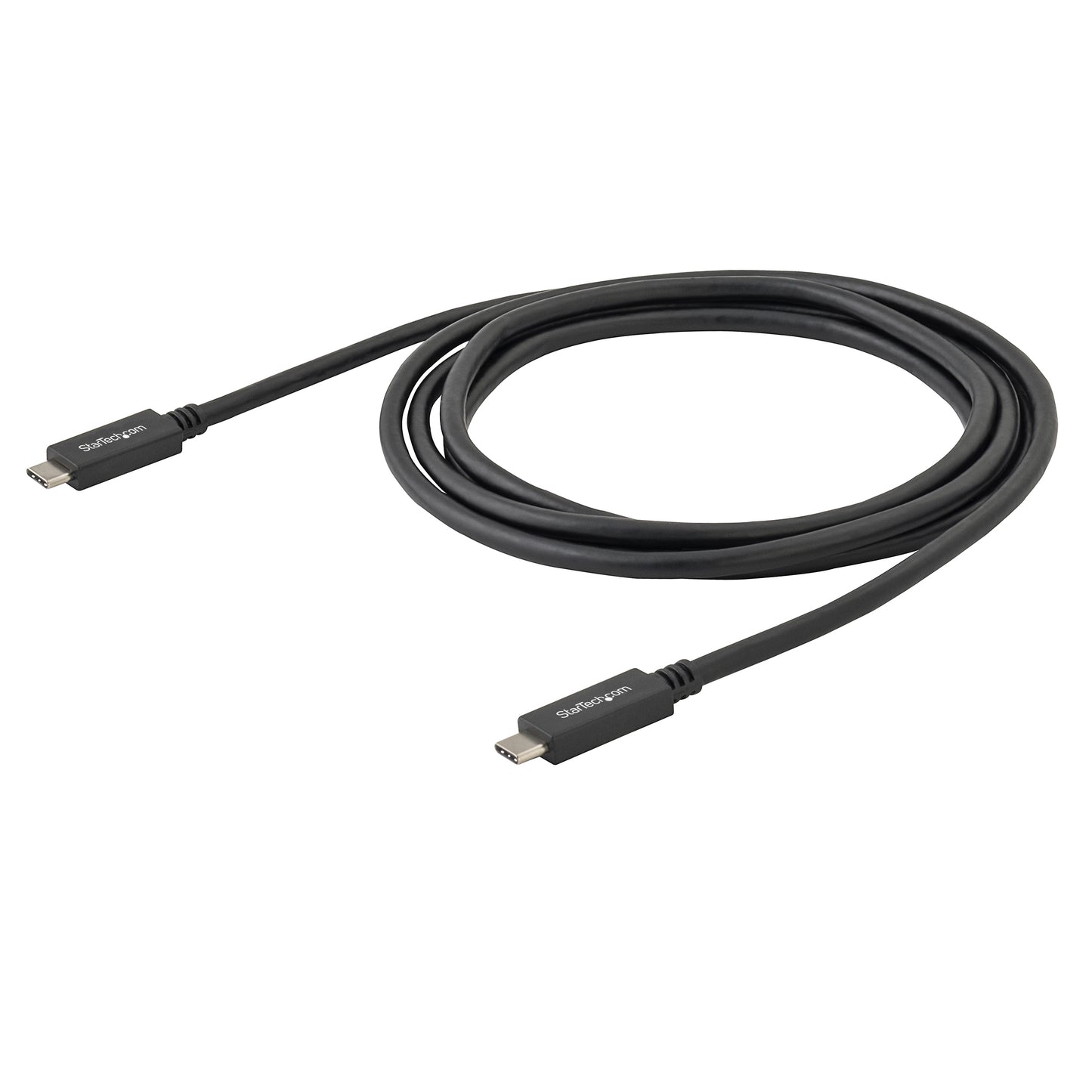 StarTech Cable de 2m USB-C, USB 3.0 (5Gbps), Certificado con Entrega de Potencia
