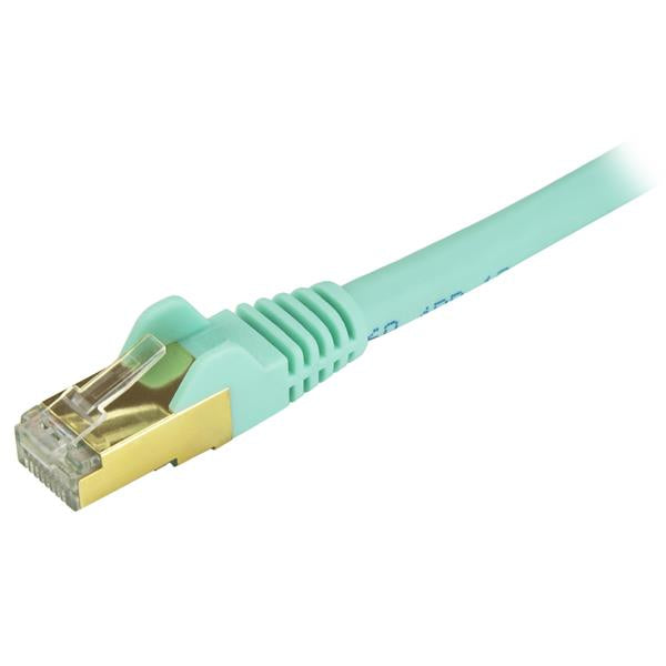 STARTECH CONSIG CABLE DE RED ETHERNET CAT6A BL CABL LINDADO DE 90CM AGUAMARINA