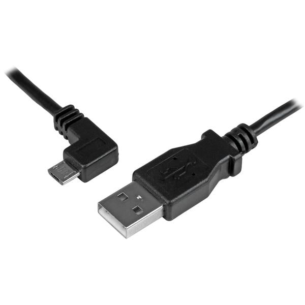 STARTECH CONSIG CABLE 0.5M MICRO USB ACODADO A ADAP IZQUIERDA PARA SMARTPHONES
