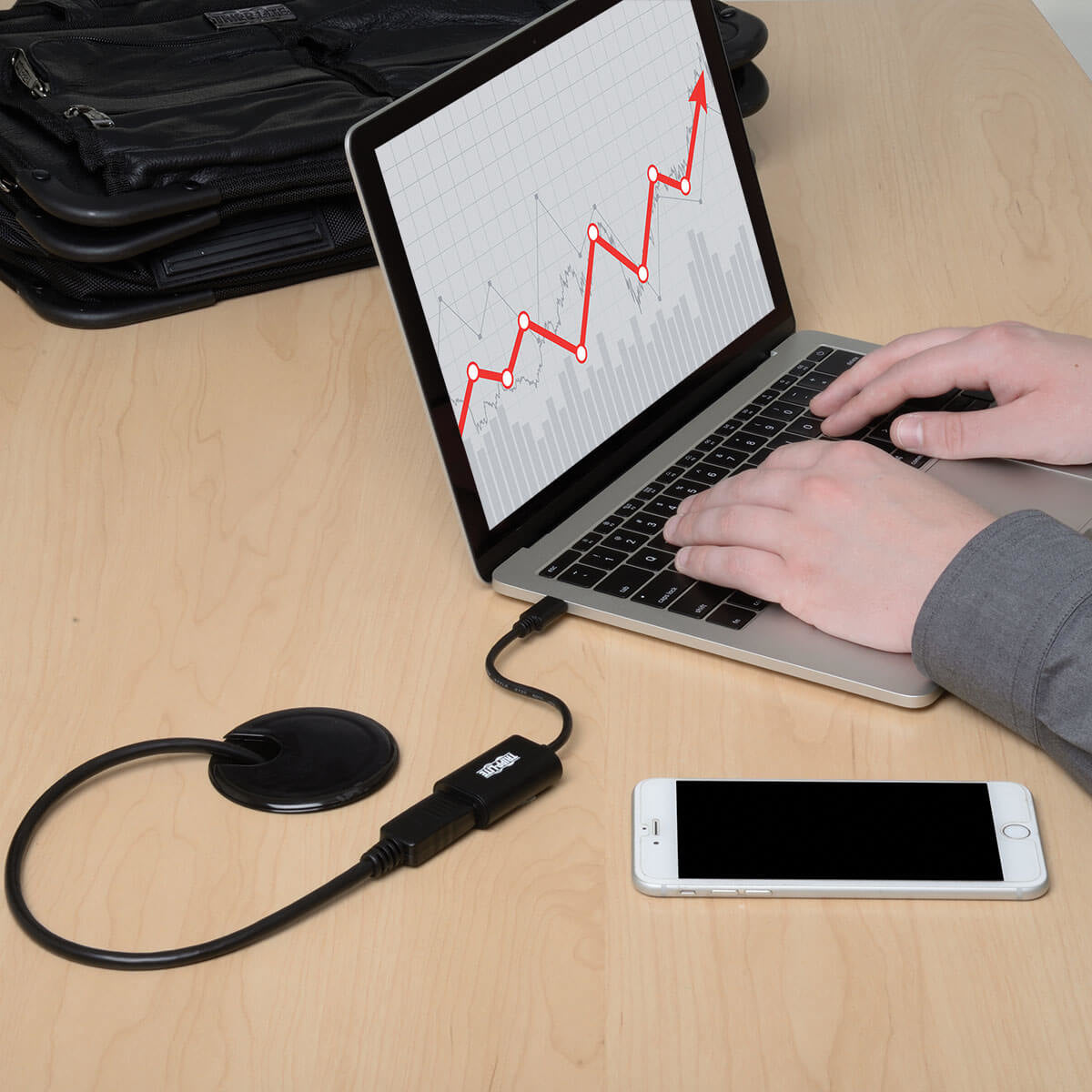 TRIPPLITE CONSIG. ADAPTADOR USB 3.1 GEN 1 USB-C ADAP DSPLYPRT M/H THUNDERBOLT 3 4K