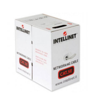 BOBINA CABLE UTP DE RED CAT5E CABL CCA ROLLO 305M MULTIFILAR GRIS